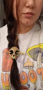 Skull and bone Hairpin