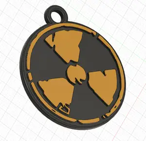 Radiation keychain