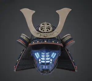 Cyber Samurai Helmet