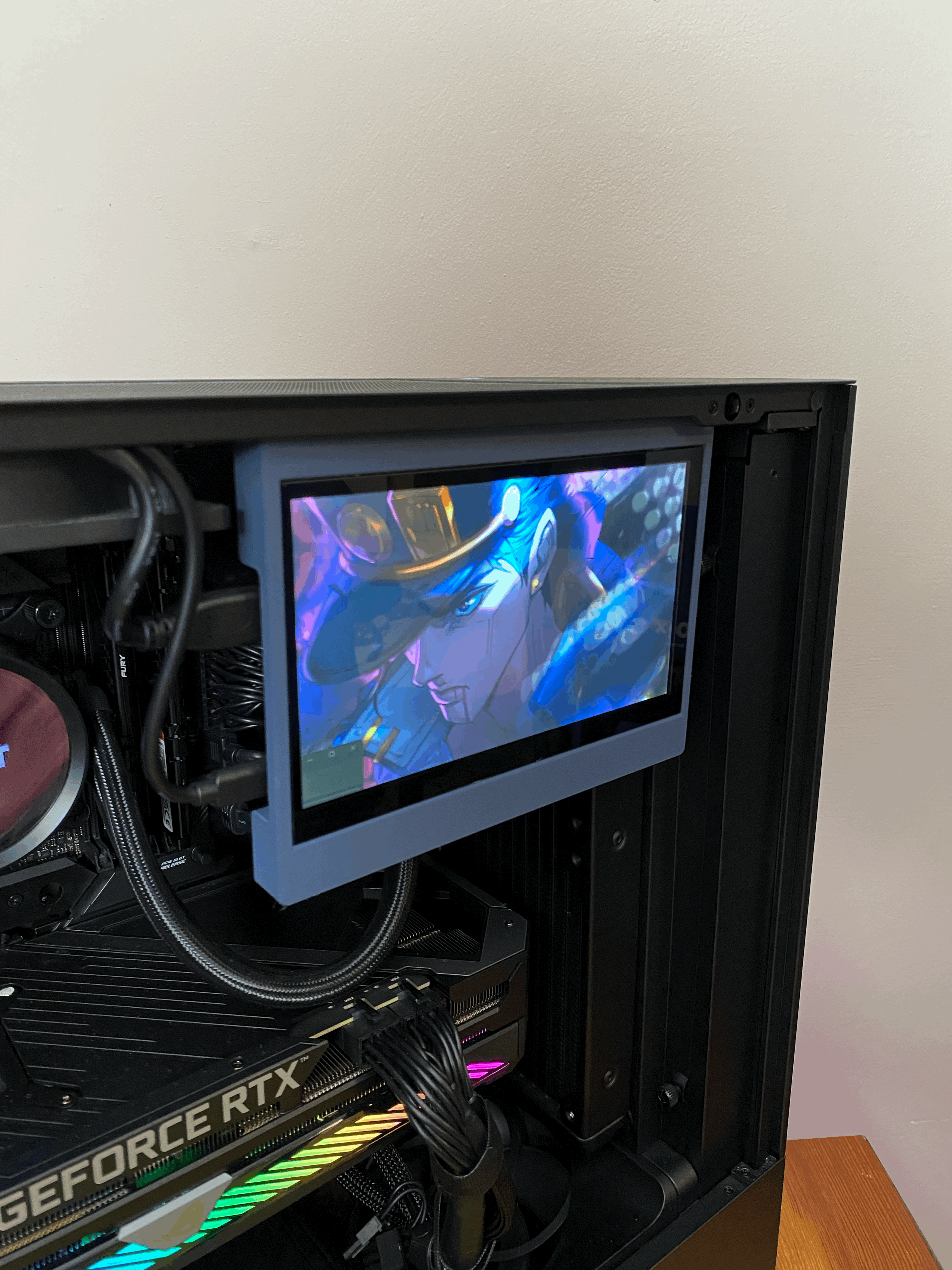 Display holder for PC CASE (RC070N)