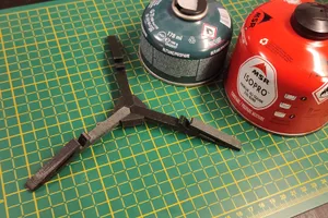 Gas can/tank stove stand