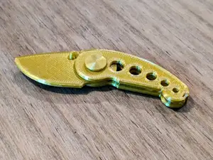 Blunted Folding Knife Remix without Card Kit