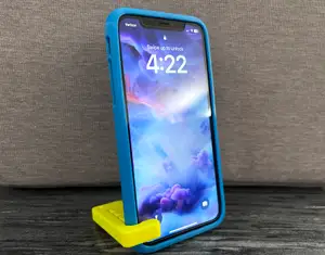 Clip on phone stand keychain adjustable