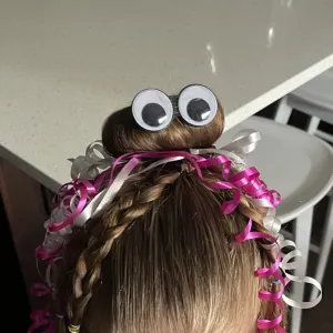 Octopus Googly Eyes Hair Bun