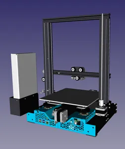 Creality Ender 3 Pro - Rear Case with Raspbery Pi 4 (suitable for Sprite Extruder Cable)