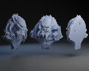 Predator Head Trophy Wall Mount