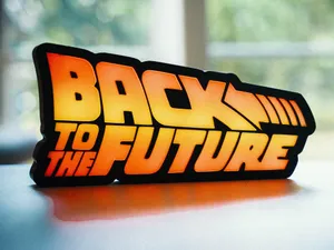 Back To The Future Lamp