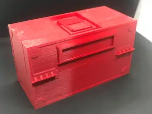 Parts Box with Print-in-Place Latch and Nameplates