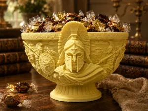 Spartan Warrior Candy Bowl– Greek Battle Bowl