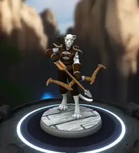Tabaxi Ranger D&D Miniature