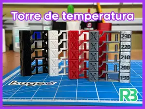 Torre de Temperatura para Pruebas de Materiales de Impresión 3D