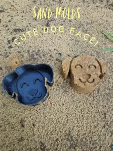 Cute Dog and Cat Sand Mold