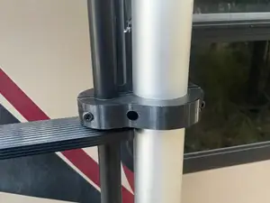 RV Ladder Flagpole Mount