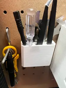 Peg Board Tweezer Holder