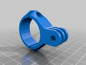 gopro bike mount 31.8mm with 3 tong