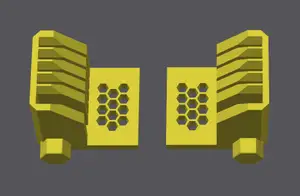 Bambu X1C/P1P Plates (4) & Sheets Holder for HSW