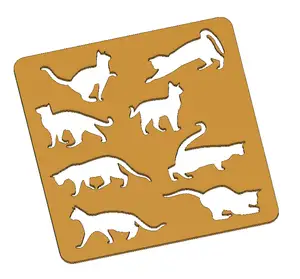 Draw-A-Cat! Stencil for Feline Design