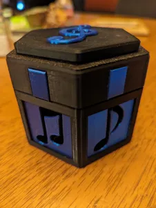 Music Theme for Twist Lock Trick Box (Hexagon)