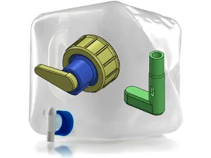 Replacement parts for water cube collapsible 5 gallon container