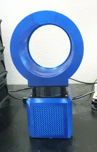 Bladeless fan powered by 120mm AC/DC fan, MK3/S/4/5, minimum support and assembly