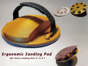 Ergonomic Sanding Pad (for Velcro sanding discs 5"/6" - 125/150mm)