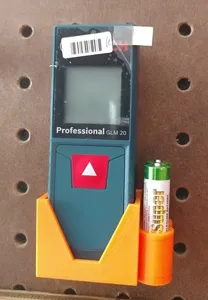 Pegboard Holder for Laser Measure Bosch GLM 20 +AAA