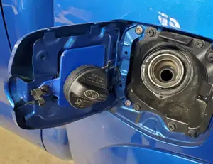 Gen 3 Toyota Tacoma Gas Door Cap Holder with Cap Thread