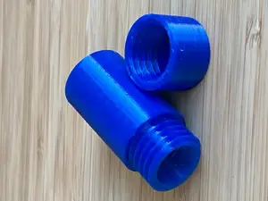 Simple cylindrical storage container with screw cap