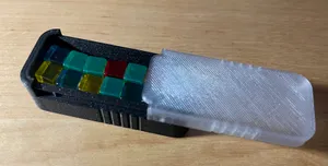 Slide Box for Quantum Board Game Cubes