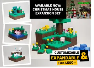 Minecraft-inspired Base/Diorama Builder (Customizable & Expandable)