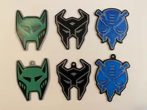 Transformers Beast Wars Keychains and Badges