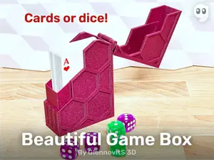 Beautiful Game Box (For Cards or Dice)