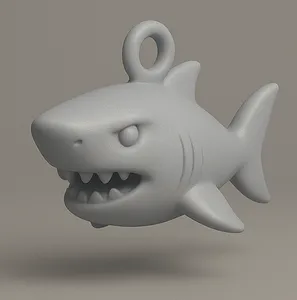 Shark Keychain