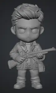 Chibi Style Dean Winchester - Supernatural