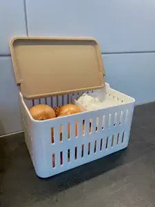 Onion and Garlic Basket with Lid