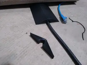 rounded floor cable protector or wire guard