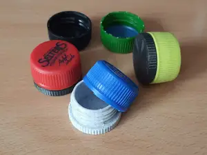 mini bottle cap container (pill box)