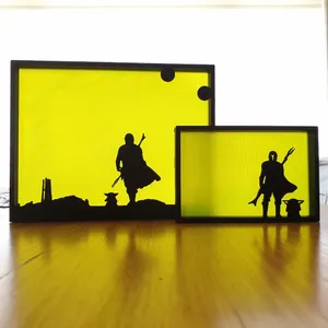 Mandalorian Silhouette Art