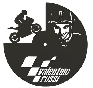Valentino Rossi Klok 2d art