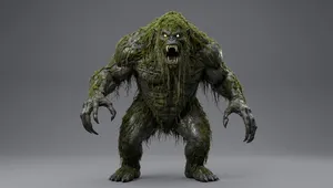Horror Art - Raging Beast