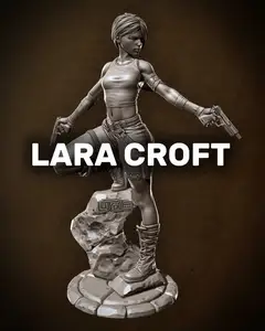 Lara Croft Statue