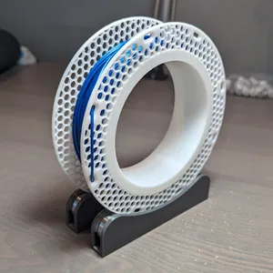 Small Roller Friendly Filament Spool (up to 200G) - with and without inner hole.