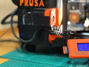 Camera arm for X-axis (Prusa I3MK3s+). Smallest camera with Sony video chip