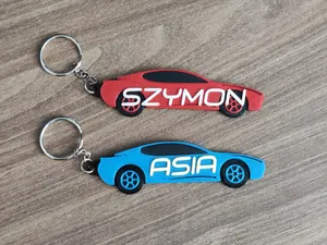 Keychain Car with Name