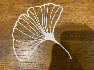 Ginkgo leaf stencil