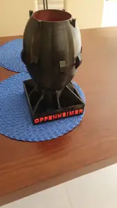 Oppenheimer popcorn bucket