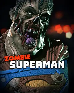Zombie Superman Bust (pre-supported)