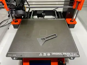 Bed scraper - fast print 15min - minimal filament usage 3g