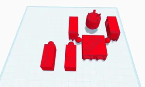 Articulated man (glitch form)