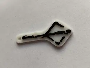 Bloodborne Hunter's Mark Keychain